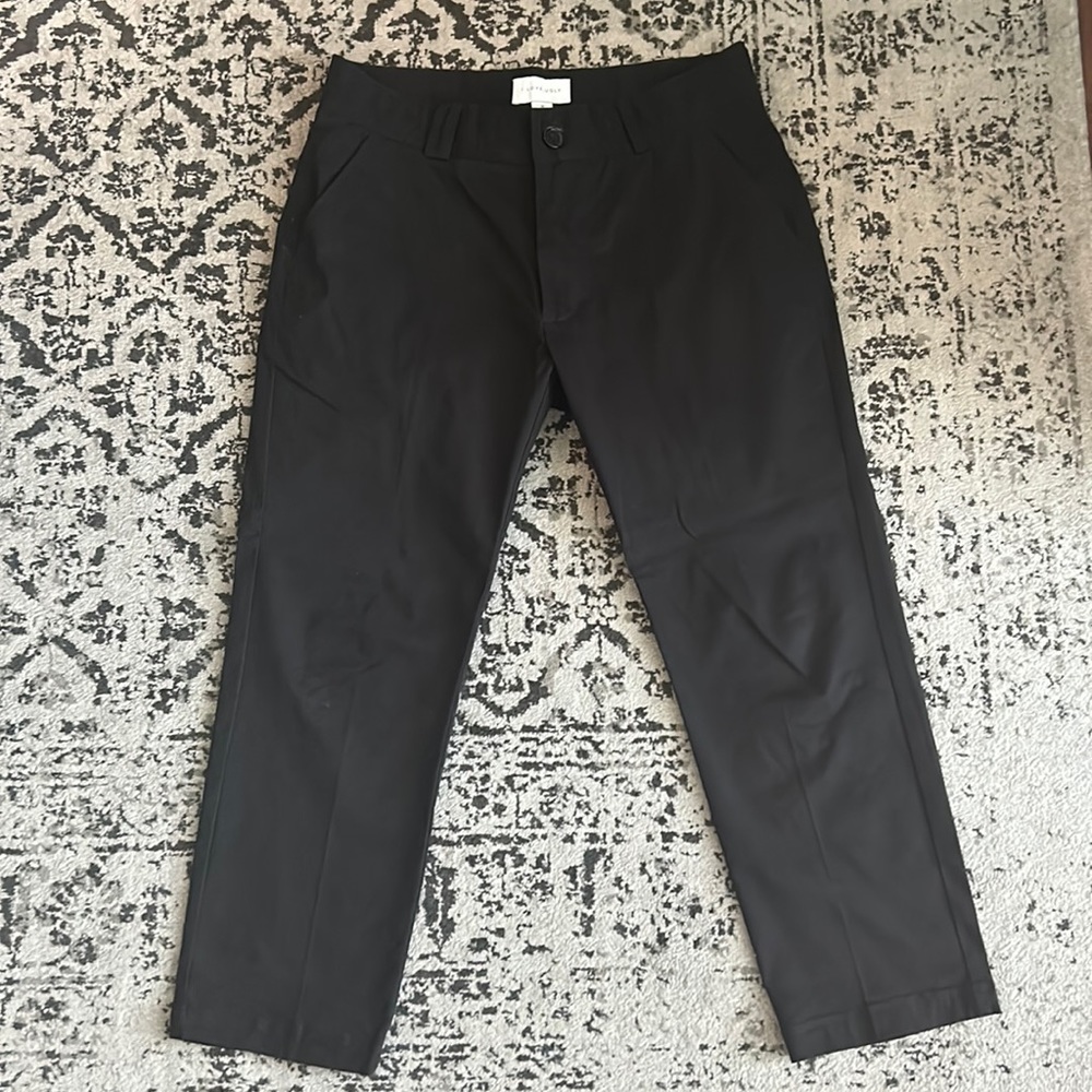 I Love Ugly Cropped Black Pant